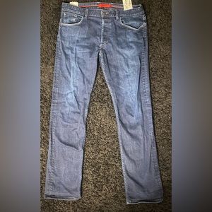 slighty used but as brand new hugo slim strait 36 by 34 jeans